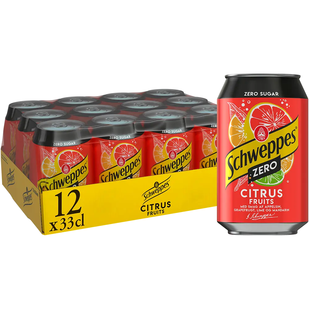 Schweppes Citrus Mix Zero 12x0,33 L Dose zzgl. DPG Pfand
