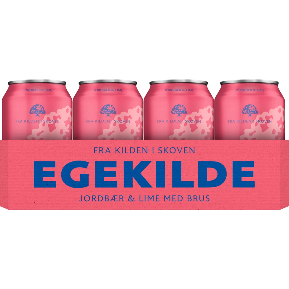 Egekilde Jordbær & Lime 24x0,33L Dose zzgl. DPG Pfand