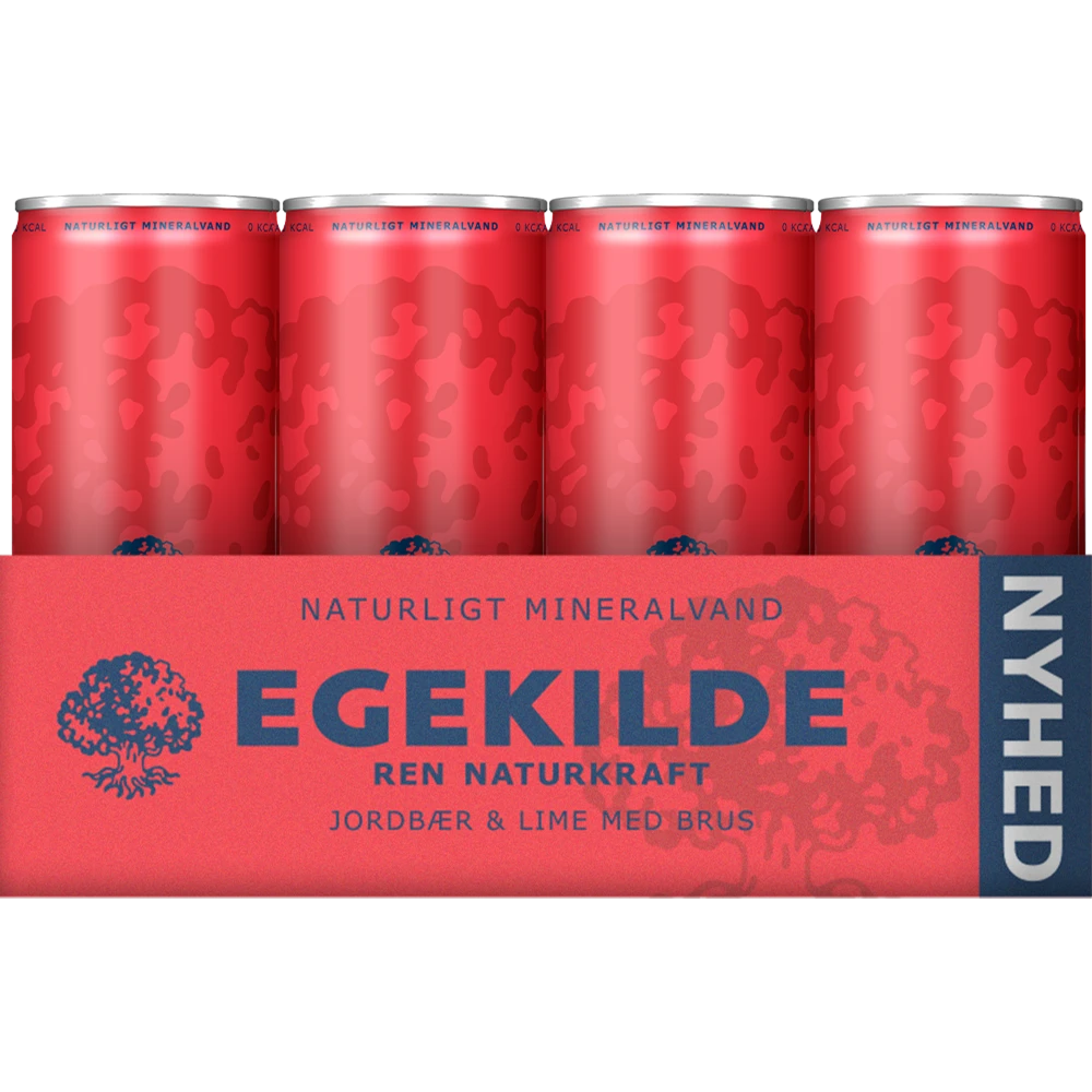 Egekilde Jordbær & Lime TRAY 24 zzgl. DPG Pfand