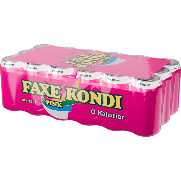 Faxe Kondi Pink 0 Kalorier 18x0,33L Dose zzgl. DPG Pfand