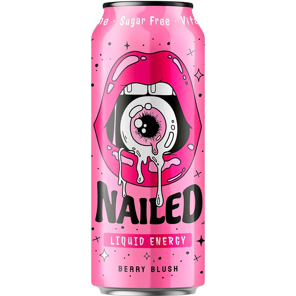 Nailed Liquid Energy Berry Blush Sugar Free 12x0,5L DS. zzgl. DPG Pfand