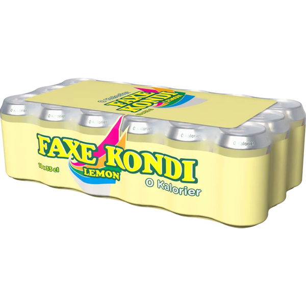 Faxe Kondi Lemon 0 kalorier 18x0,33L Dose zzgl. DPG Pfand