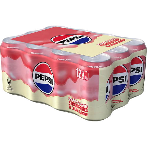 Pepsi Strawberries 'n' Cream Flavour 12x0,33L Dose zzgl. DPG Pfand