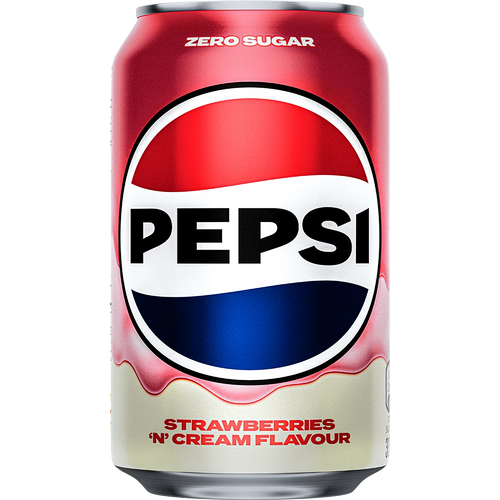 Pepsi Strawberries 'n' Cream Flavour 12x0,33L Dose zzgl. DPG Pfand