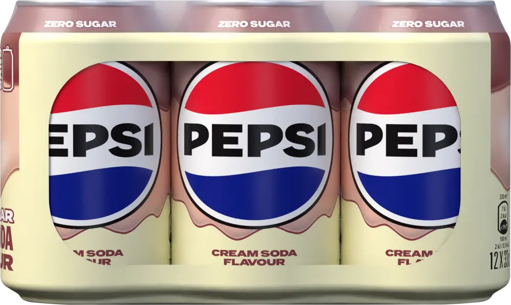 Pepsi Cream Soda Flavour 12x0,33L DS. zzgl. DPG Pfand