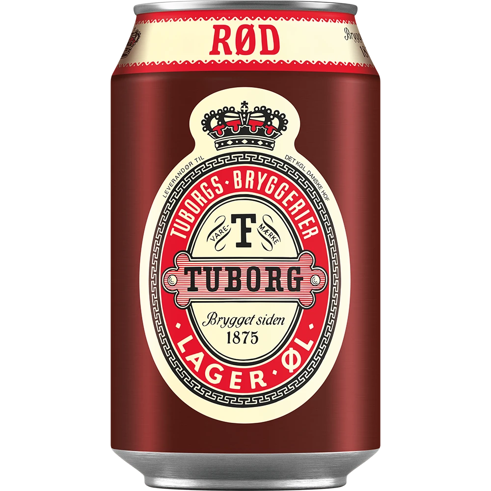 Tuborg Rød 4,3% TRAY 24x 0,33L DS zzgl. DPG Pfand