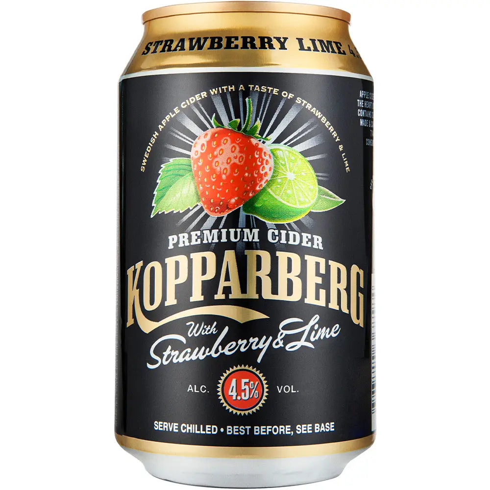 Kopparberg Strawberry Lime 4,5% 24x 0,33 ltr. zzgl. DPG Pfand - AllSpirits