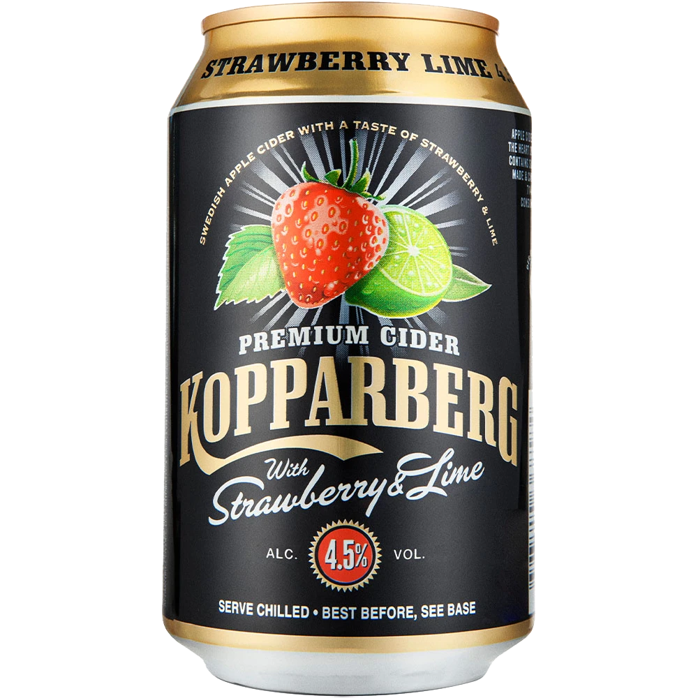 Kopparberg Strawberry & Lime 4.5 % TRAY 24x 0,33L DS zzgl. DPG Pfand