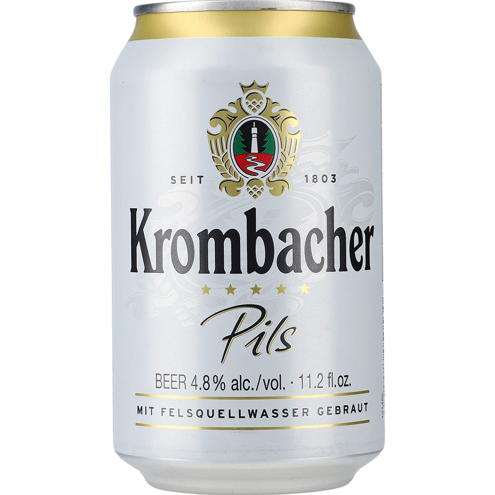 Krombacher Pils 4,8% TRAY 24x 0,33L DS zzgl. DPG Pfand