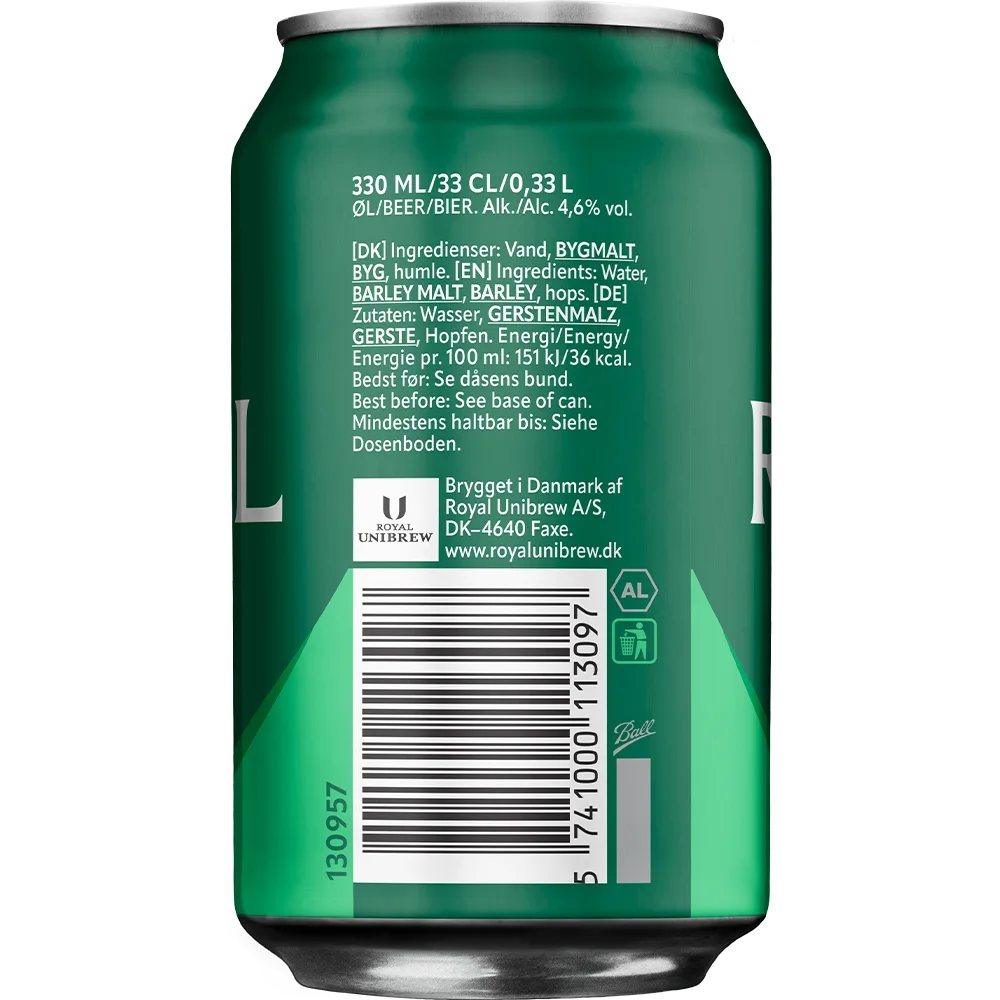 Royal Pilsener 4,6% 24x 0,33L Dose zzgl. DPG Pfand