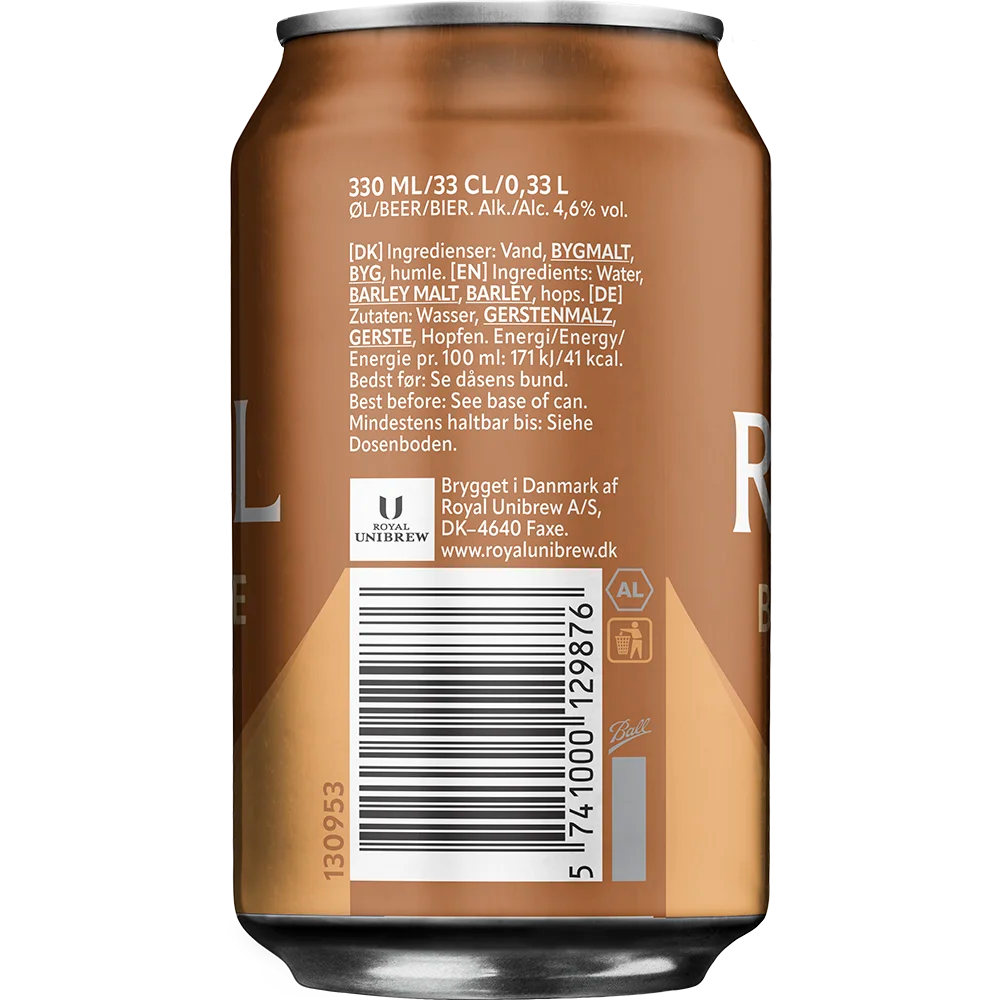 Royal Brown Ale 4,6% TRAY 24x 0,33L DS zzgl. DPG Pfand