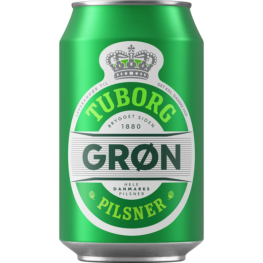 Tuborg Grøn Pilsner 4,6% TRAY 24x 0,33L DS zzgl. DPG Pfand
