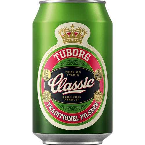Tuborg Classic 4,6% 24x0,33L Dose zzgl. DPG Pfand