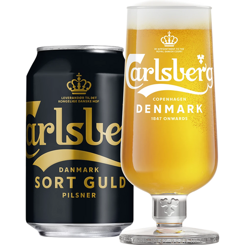 Carlsberg Sort Guld 5,8% 24x0,33 ltr. zzgl. DPG Pfand