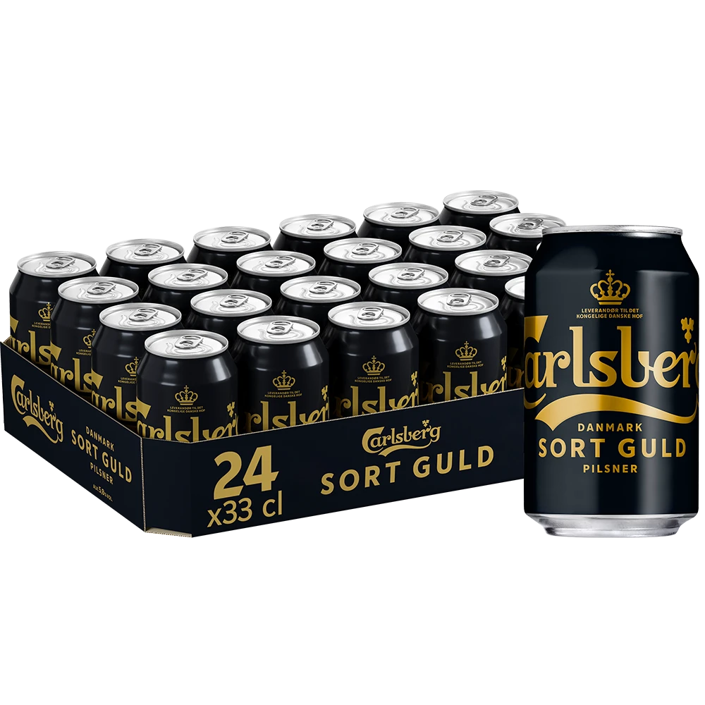 Carlsberg Sort Guld 5,8% 24x0,33 ltr. zzgl. DPG Pfand