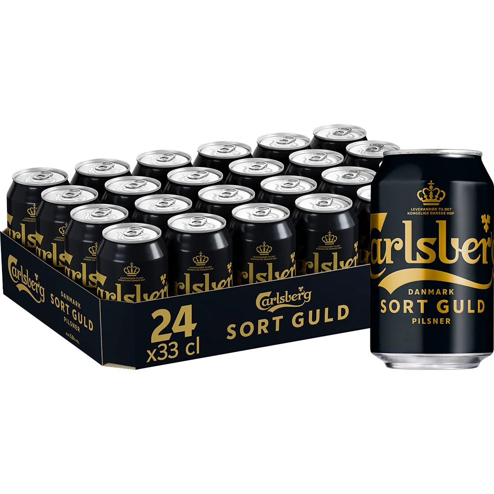 Carlsberg Sort Guld 5,8% 24x0,33 ltr. zzgl. DPG Pfand
