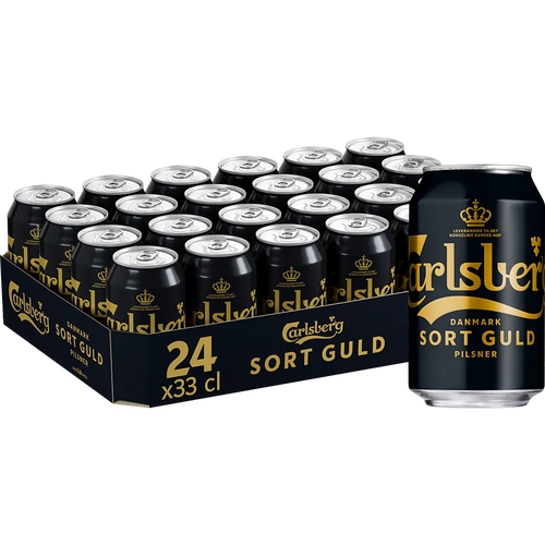 Carlsberg Sort Guld 5,8% 24x0,33L Dose zzgl. DPG Pfand