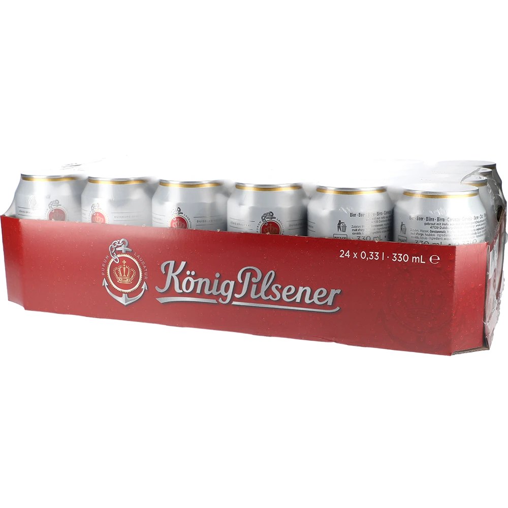 König Pilsener 4,9% TRAY 24x 0,33L DS zzgl. DPG Pfand