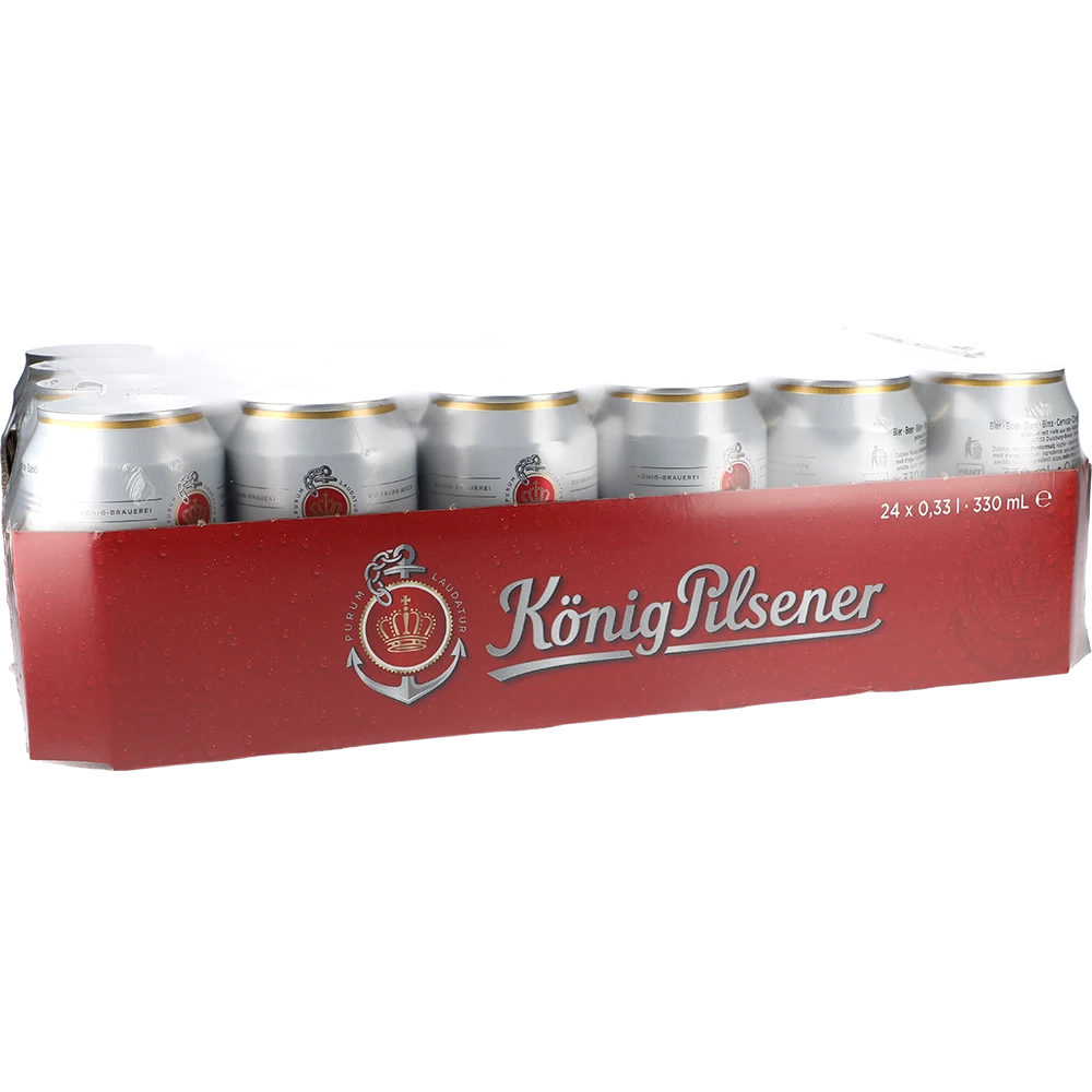 König Pilsener 4,9% TRAY 24x 0,33L DS zzgl. DPG Pfand