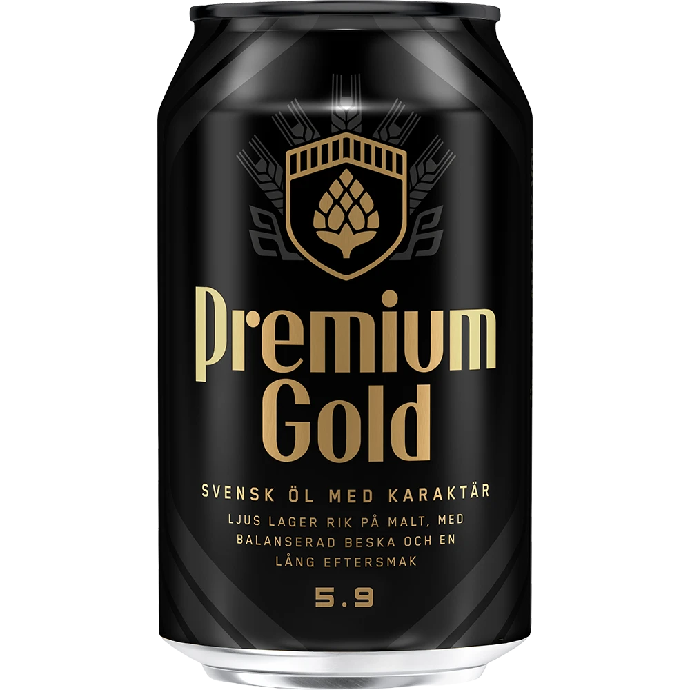 Spendrups Premium Gold 5,9 % TRAY 24x 0,33L DS zzgl. DPG Pfand