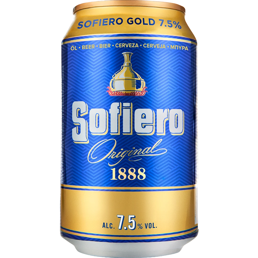 Sofiero Guld 7,5 % TRAY 24x 0,33L DS zzgl. DPG Pfand