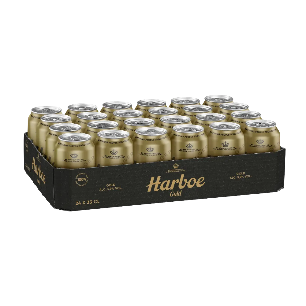 Harboe Gold 5,9 % TRAY 24x 0,33L DS zzgl. DPG Pfand