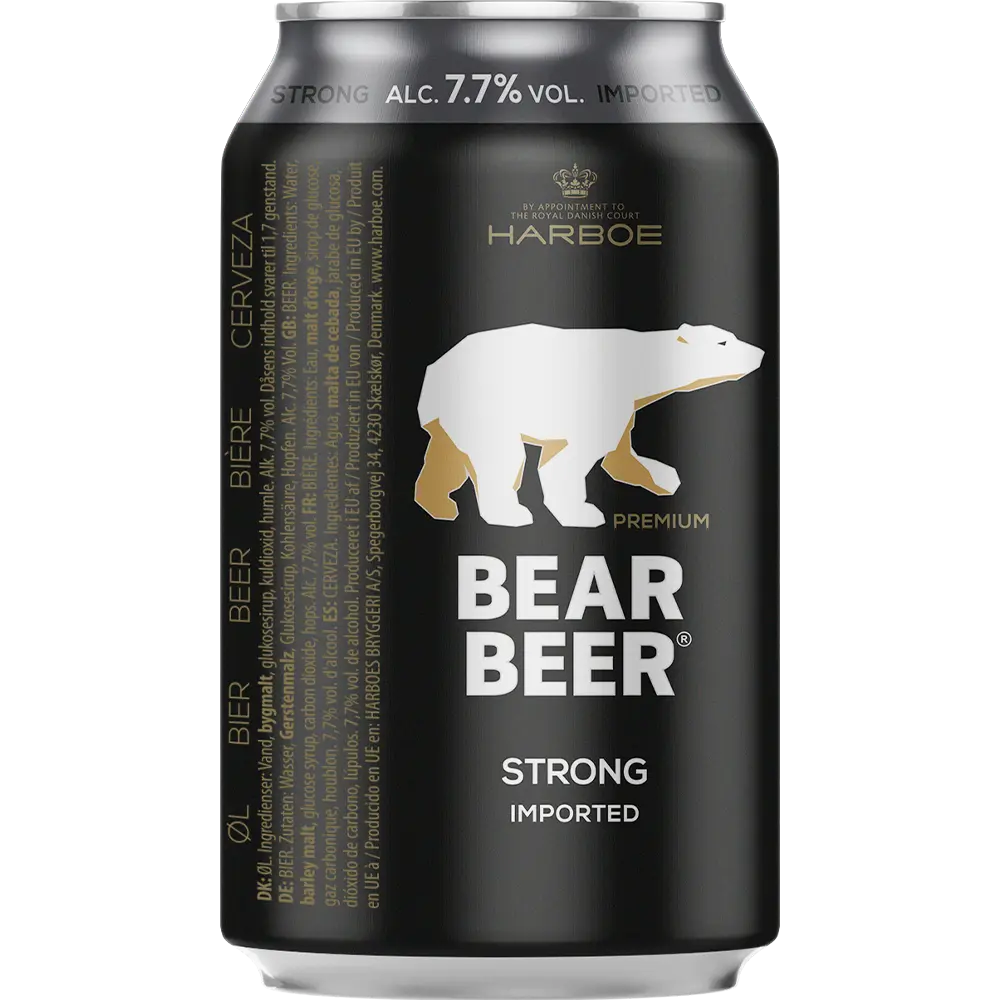 Harboe Bear Beer 7,7 % TRAY 24x 0,33L DS zzgl. DPG Pfand