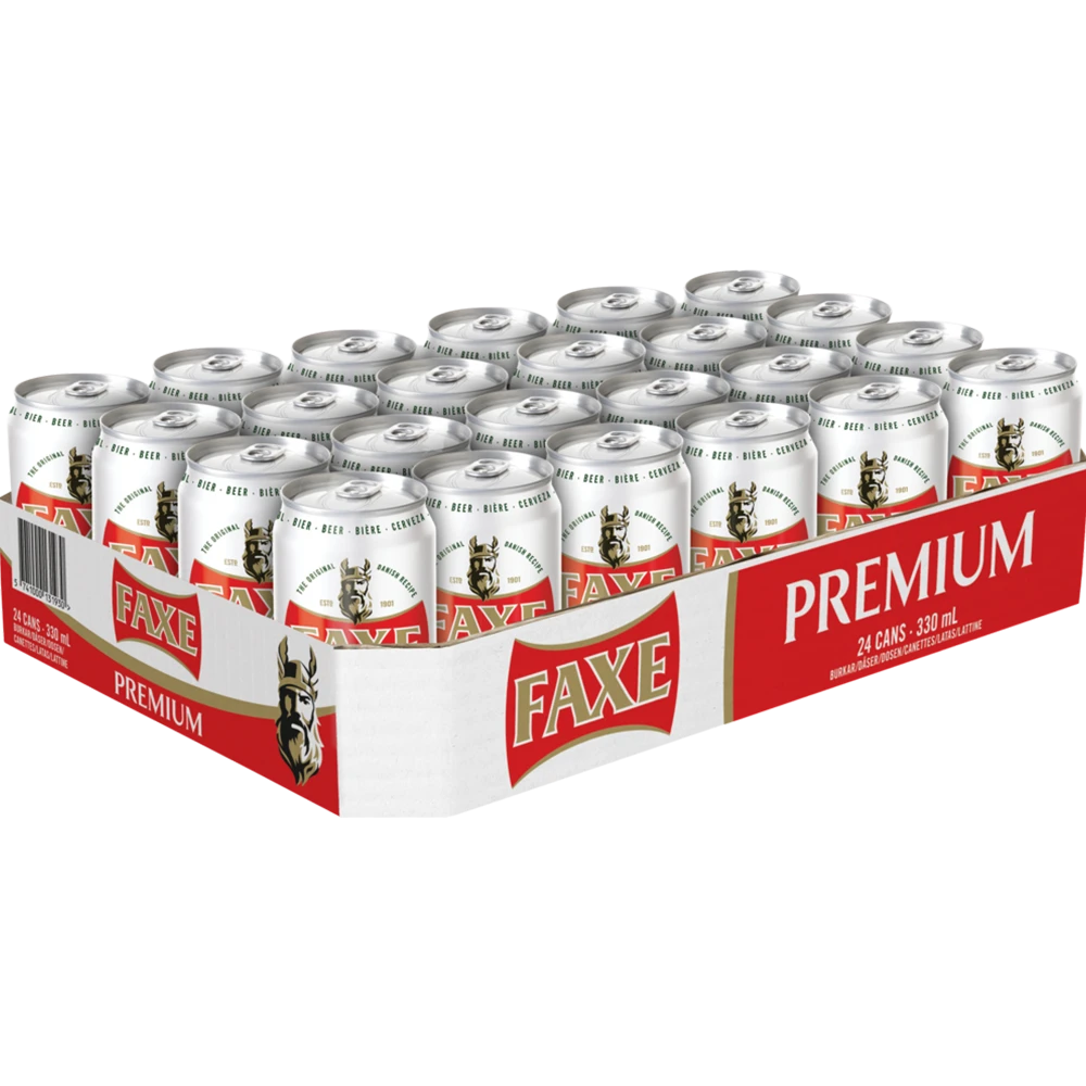 Faxe Premium Lager 4,6% 24x0,33L Dose zzgl. DPG Pfand