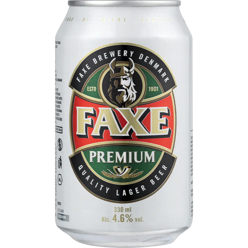 Faxe Premium Lager 4,6% TRAY 24x 0,33L DS zzgl. DPG Pfand
