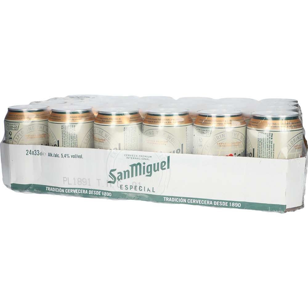 San Miguel Premium Lager 5,4 % TRAY 24x 0,33L DS zzgl. DPG Pfand