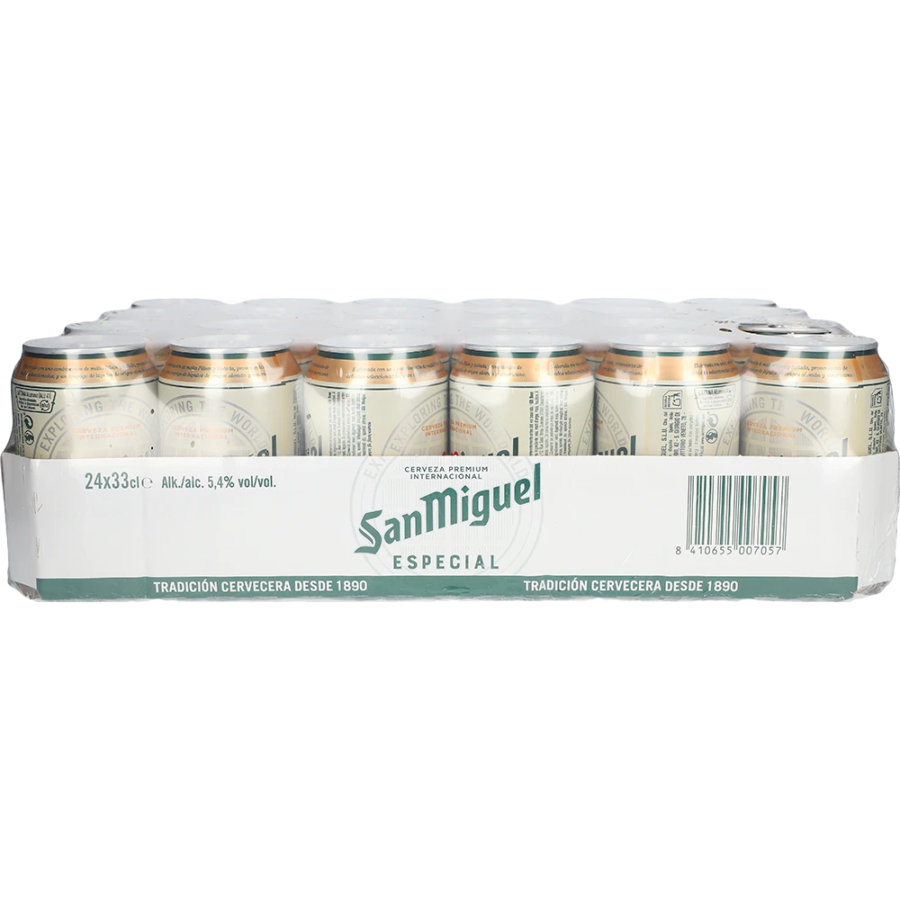 San Miguel Premium Lager 5,4 % TRAY 24x 0,33L DS zzgl. DPG Pfand