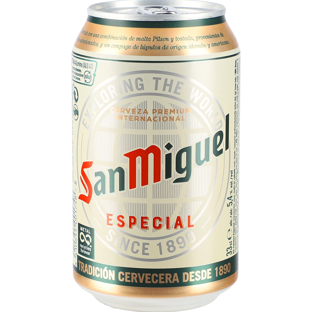 San Miguel Premium Lager 5,4 % TRAY 24x 0,33L DS zzgl. DPG Pfand