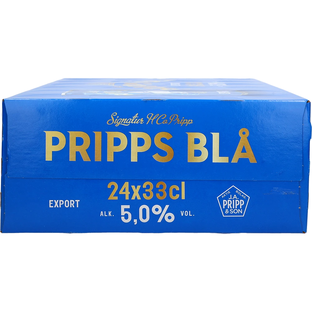 Pripps Blå Export 5 % TRAY 24x 0,33L DS zzgl. DPG Pfand