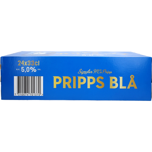 Pripps Blå Export 5% 24x0,33L Dose zzgl. DPG Pfand