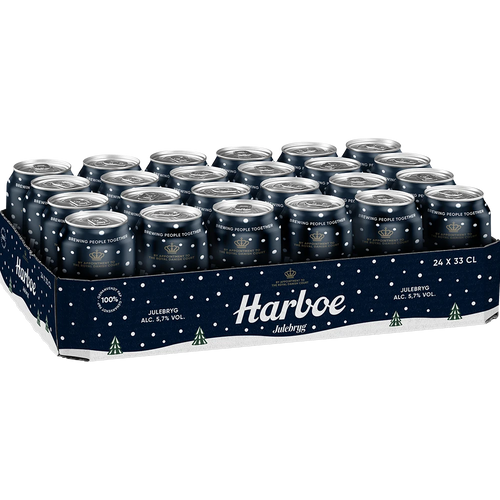 Harboe Julebryg 5,7% 24x0,33L Dose zzgl. DPG Pfand