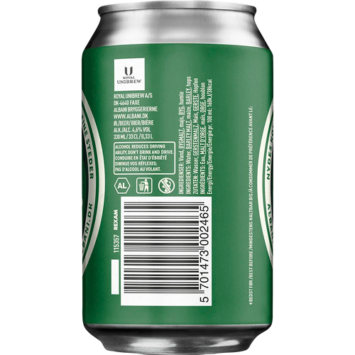 Odense Pils 4,6 % TRAY 24x 0,33L DS zzgl. DPG Pfand