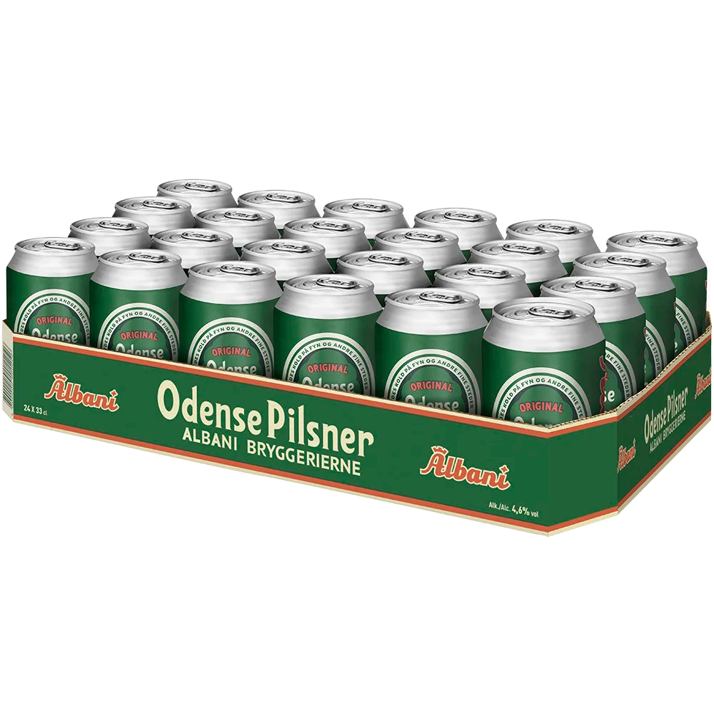 Odense Pils 4,6 % TRAY 24x 0,33L DS zzgl. DPG Pfand