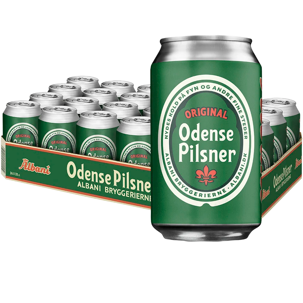 Odense Pils 4,6 % TRAY 24x 0,33L DS zzgl. DPG Pfand