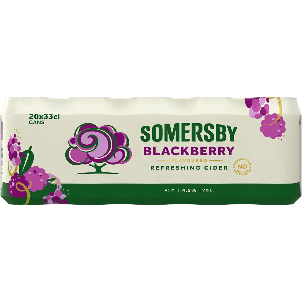 Somersby Blackberry 4,5% TRAY 20x 0,33L DS zzgl. DPG Pfand