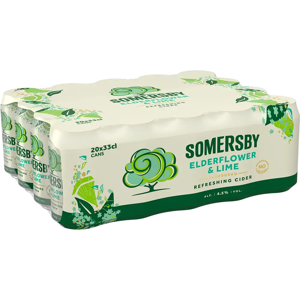 Somersby Elderflower Lime 4,5 % TRAY 20x 0,33L DS zzgl. DPG Pfand