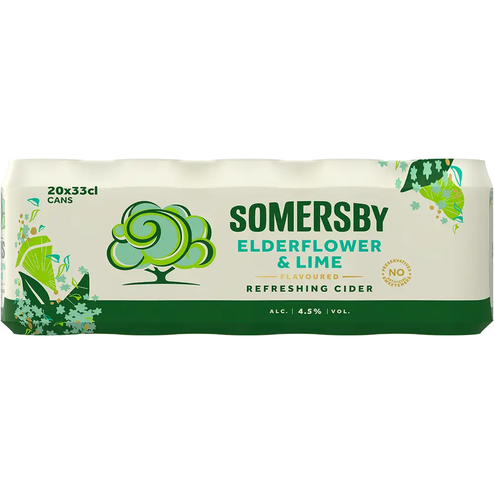 Somersby Elderflower Lime 4,5 % TRAY 20x 0,33L DS zzgl. DPG Pfand