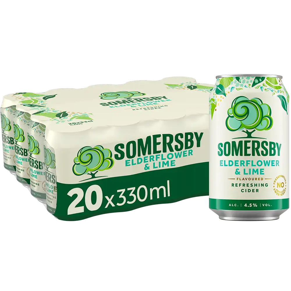 Somersby Elderflower Lime 4,5 % TRAY 20x 0,33L DS zzgl. DPG Pfand