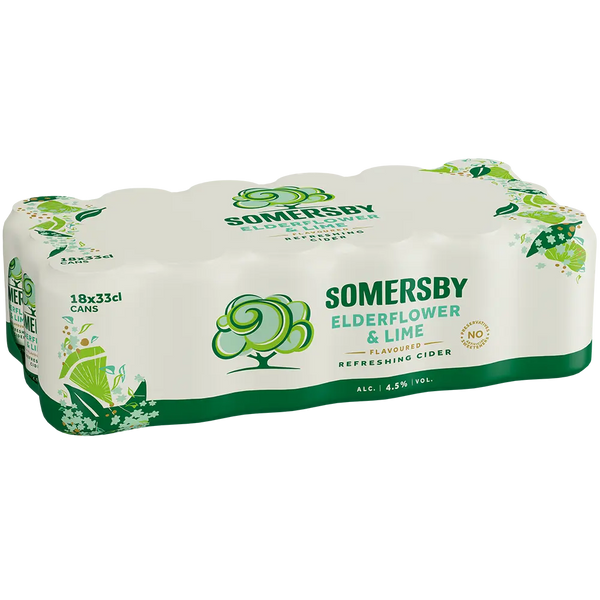 Somersby Elderflower Lime 4,5% 18x0,33L Dose zzgl. DPG Pfand