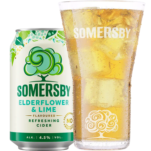 Somersby Elderflower Lime 4,5 % TRAY 18x 0,33L DS zzgl. DPG Pfand