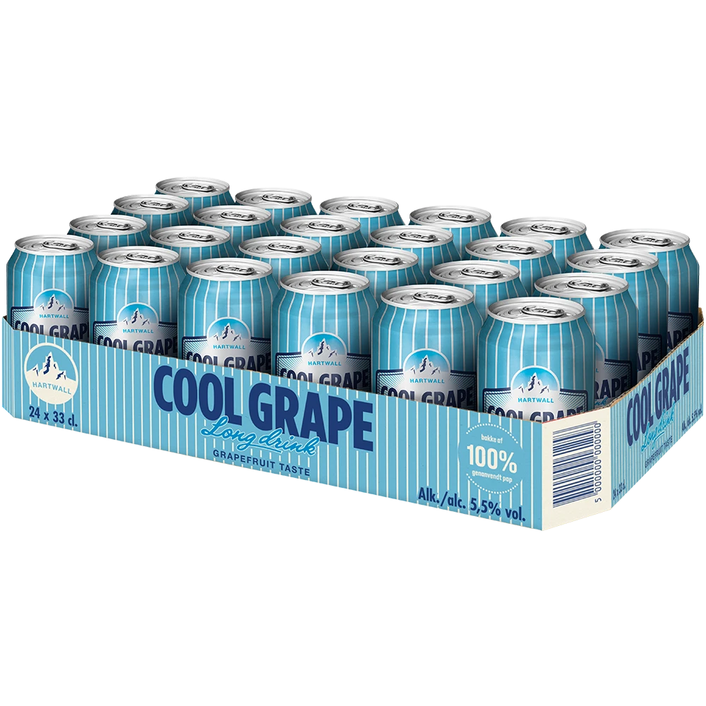 Hartwall Cool Grape 5,5% TRAY 24x 0,33L DS zzgl. DPG Pfand