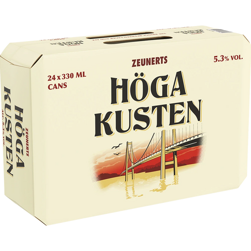 Zeunerts Högakusten 5,3% TRAY 24x 0,33L DS zzgl. DPG Pfand