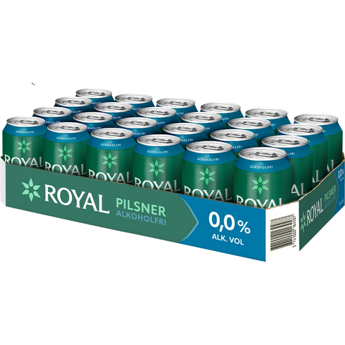 ROYAL Pilsner Alkoholfri 0,0% 24x0,33L Dose  zzgl. DPG Pfand