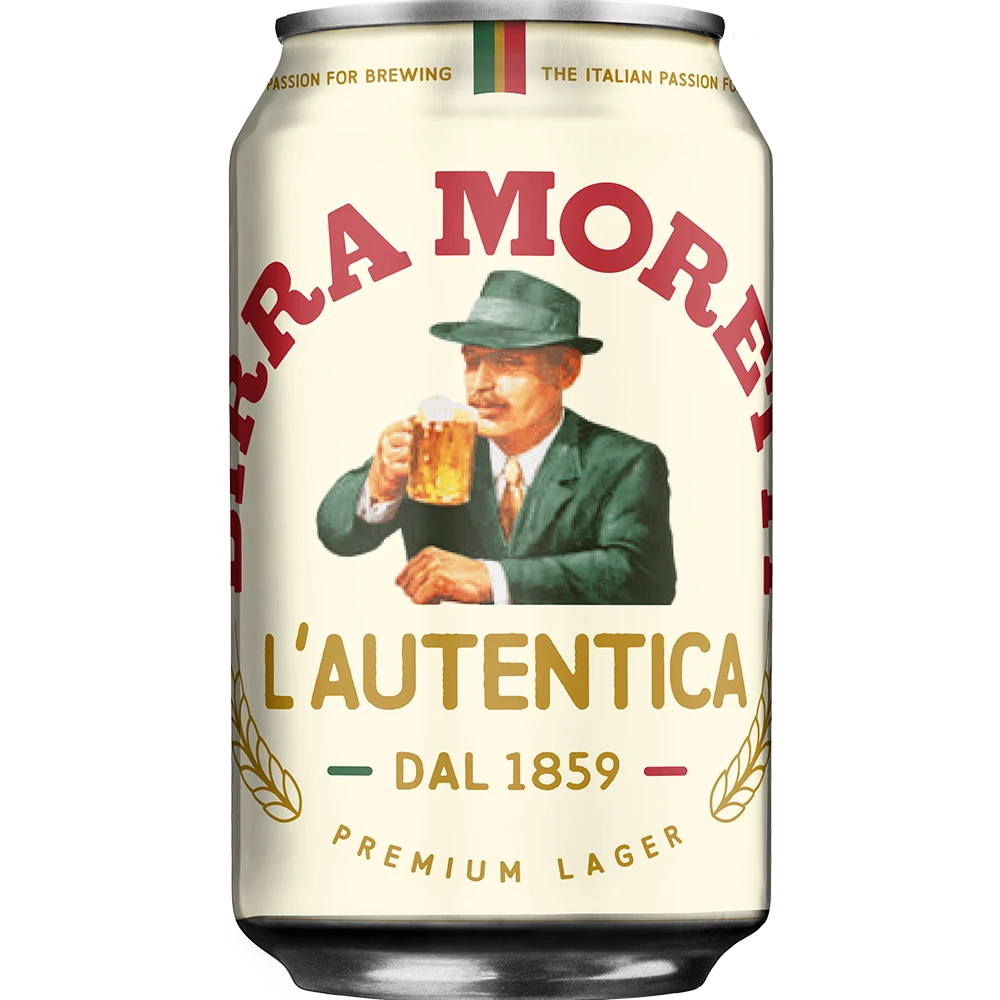 Birra Moretti L'Autentica 4,6 % TRAY 24x 0,33L DS zzgl. DPG Pfand