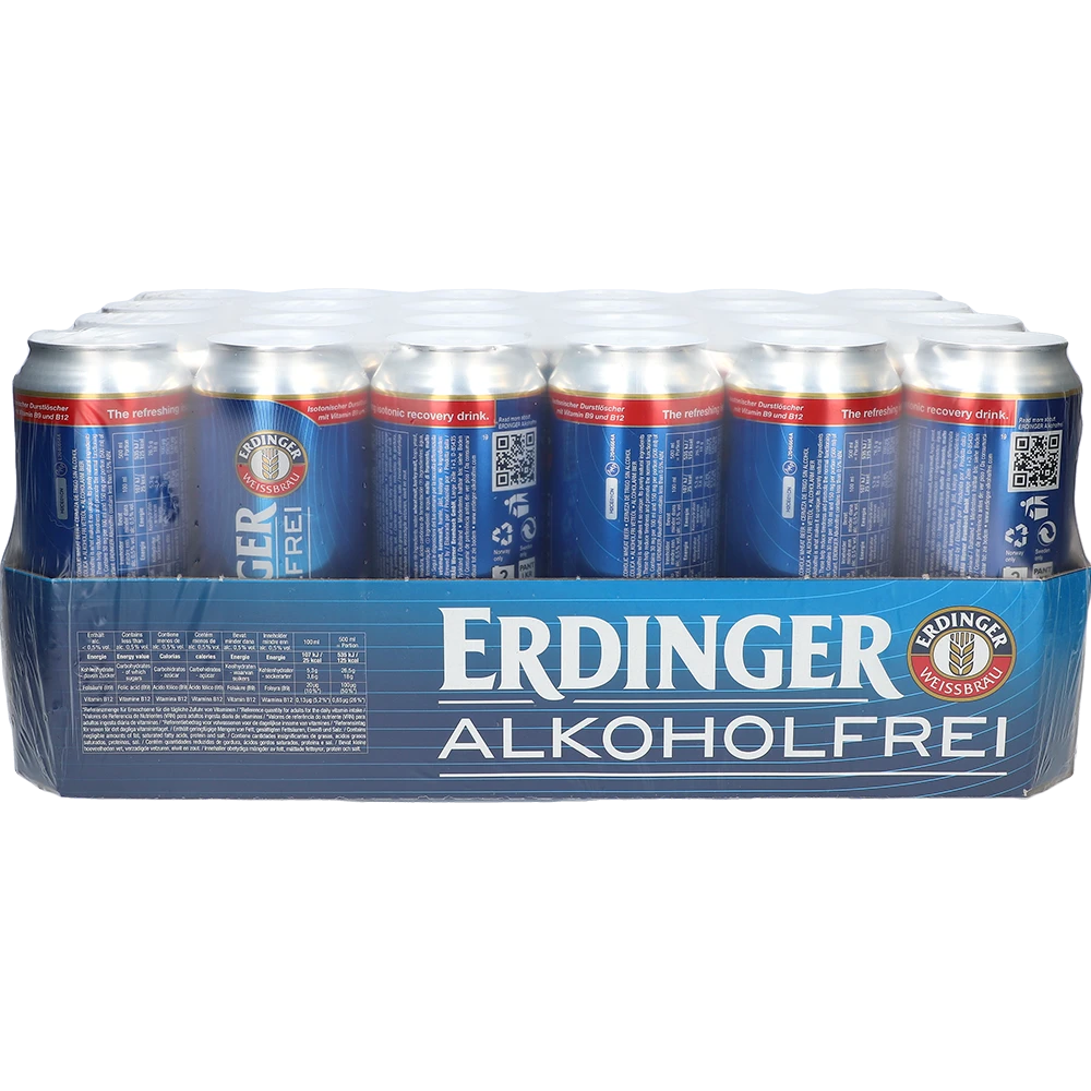 Erdinger Alkoholfrei 24x 0,5 ltr. zzgl. DPG Pfand - AllSpirits