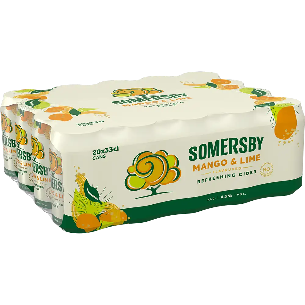 Somersby Mango & Lime 4,5 % TRAY 20x 0,33L DS zzgl. DPG Pfand